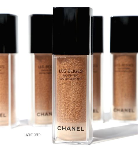 chanel les beiges eau de teint light deep|Chanel Les Beiges moisturizing tint.